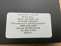 Dell latitude 7310 (i7-gen10) laptop - afbeelding 8 van  8