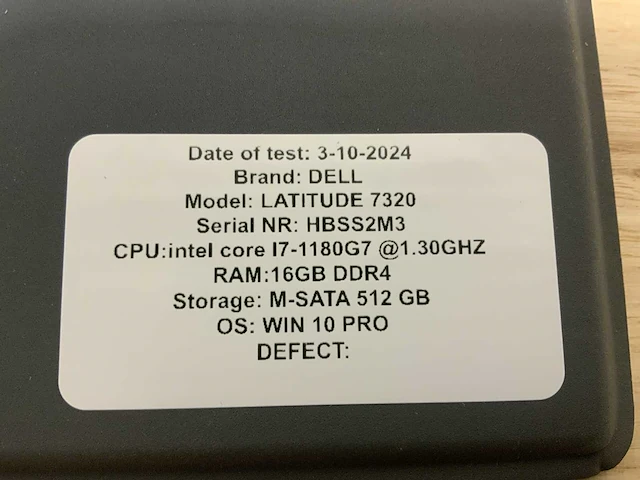 Dell latitude 7320 detachable (i7-gen11) laptop - afbeelding 3 van  11