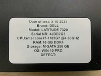 Dell latitude 7320 (i7-gen11) laptop - afbeelding 8 van  8