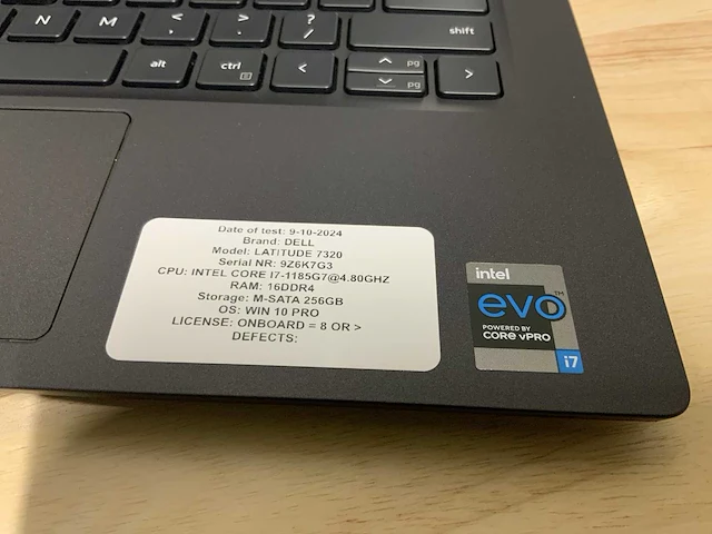 Dell latitude 7320 laptop - afbeelding 2 van  8