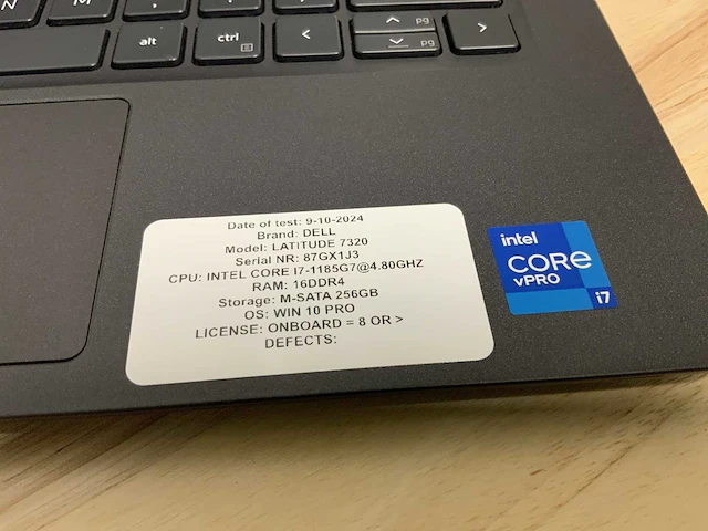 Dell latitude 7320 laptop - afbeelding 2 van  7
