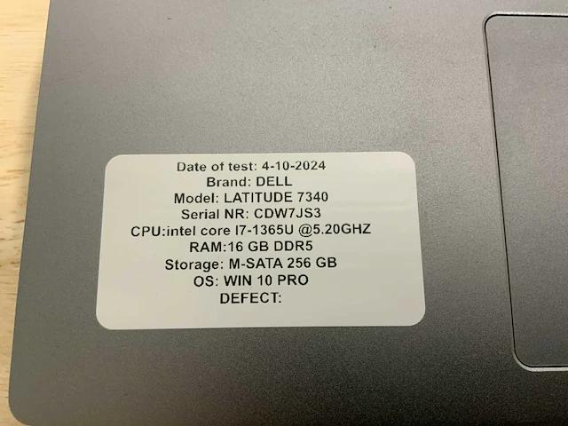 Dell latitude 7340 (i7-gen13) laptop - afbeelding 4 van  9
