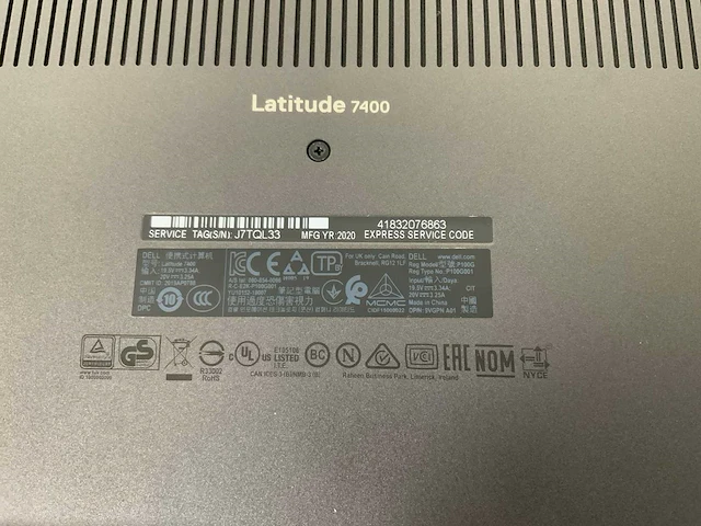 Dell latitude 7400 14”, core(tm) i7 8th gen, 16 gb ram, 500 gb nvme laptops (2x) - afbeelding 16 van  16