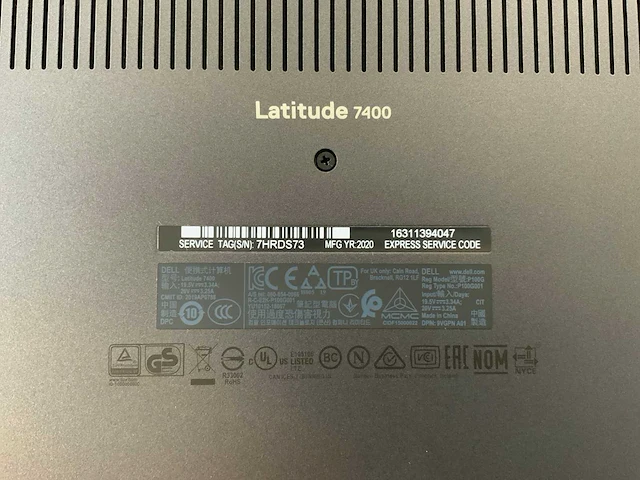 Dell latitude 7400 14", core(tm) i7 8th gen, 16 gb ram, 512 gb nvme laptop - afbeelding 7 van  7