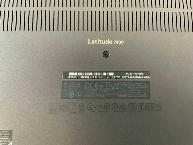 Dell latitude 7400 14", core(tm) i7 8th gen, 16 gb ram, 512 gb nvme laptop - afbeelding 7 van  7