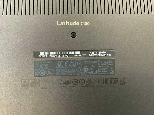Dell latitude 7400 14", core(tm) i7 8th gen, 16 gb ram, 512 gb nvme laptop - afbeelding 7 van  7