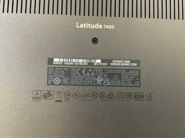 Dell latitude 7400 14", core(tm) i7 8th gen, 16 gb ram, 512 gb nvme laptop - afbeelding 5 van  5