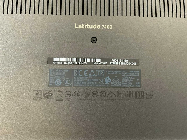 Dell latitude 7400 14", core(tm) i7 8th gen, 16 gb ram, 512 gb nvme laptop - afbeelding 7 van  7