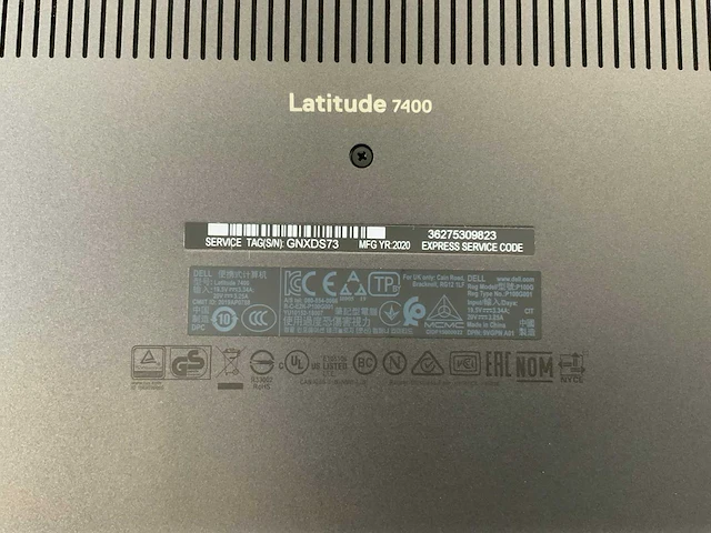 Dell latitude 7400 14", core(tm) i7 8th gen, 16 gb ram, 512 gb nvme laptop - afbeelding 7 van  7