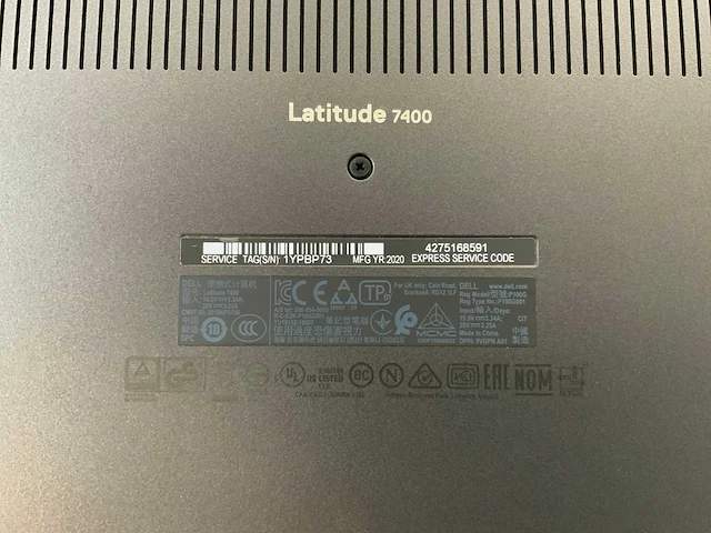 Dell latitude 7400 14", core(tm) i7 8th gen, 16 gb ram, 512 gb nvme laptop - afbeelding 7 van  7