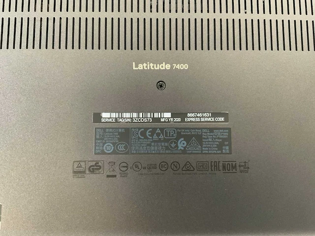 Dell latitude 7400 14", core(tm) i7 8th gen, 16 gb ram, 512 gb nvme laptop - afbeelding 7 van  7