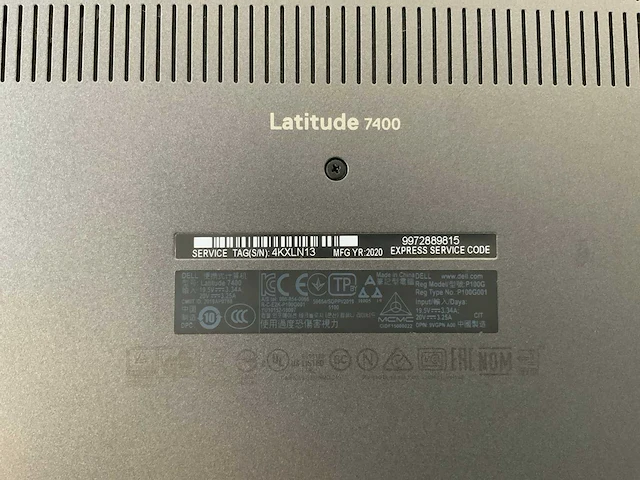 Dell latitude 7400 14", core(tm) i7 8th gen, 16 gb ram, 512 gb nvme laptop - afbeelding 7 van  7
