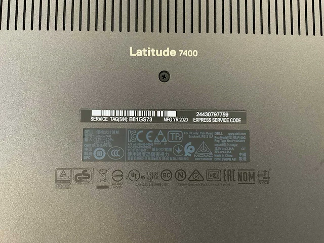 Dell latitude 7400 14", core(tm) i7 8th gen, 16 gb ram, 512 gb nvme laptop - afbeelding 7 van  8