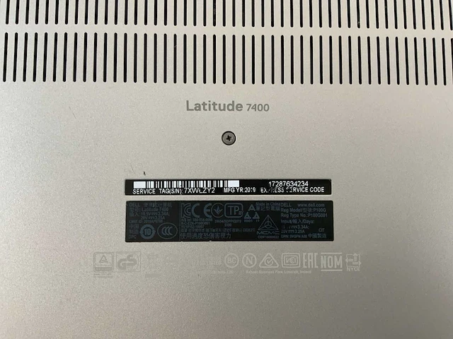 Dell latitude 7400 14", core(tm) i7 8th gen, 16 gb ram, no hdd laptops (2x) - afbeelding 16 van  16