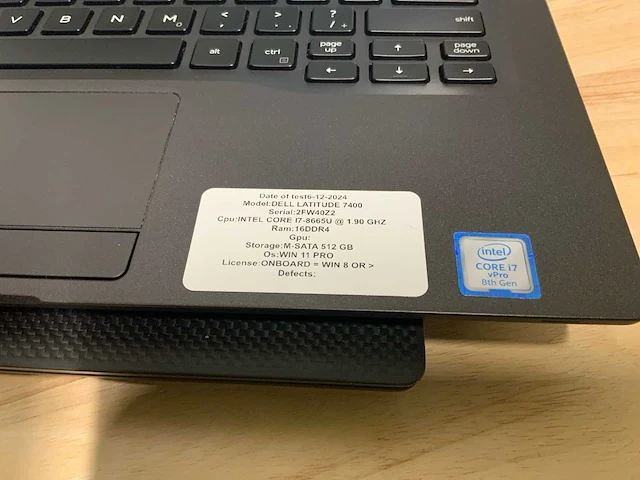 Dell latitude 7400 laptop (2x) - afbeelding 2 van  7