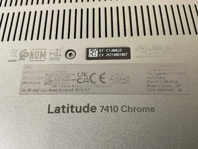 Dell latitude 7410 14”, core(tm) i7 10th gen, 16 gb ram, 128 gb ssd touchscreen chromebook - afbeelding 7 van  8