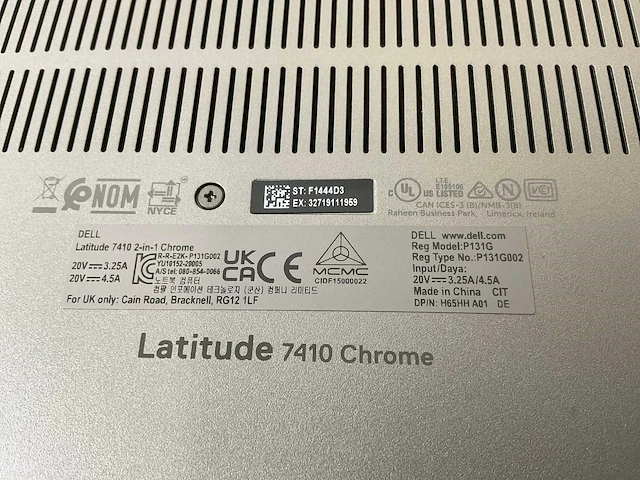 Dell latitude 7410 14”, core(tm) i7 10th gen, 16 gb ram, 128 gb ssd touchscreen chromebook - afbeelding 7 van  7