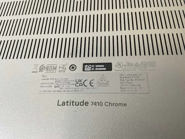 Dell latitude 7410 14”, core(tm) i7 10th gen, 16 gb ram, 128 gb ssd touchscreen chromebook - afbeelding 7 van  7