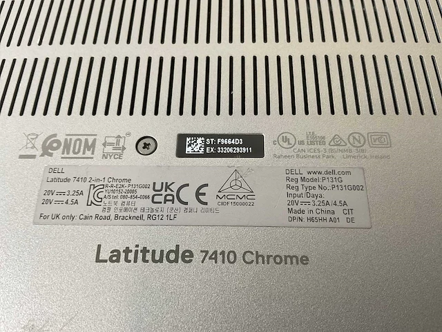 Dell latitude 7410 14”, core(tm) i7 10th gen, 16 gb ram, 128 gb ssd touchscreen chromebook - afbeelding 7 van  7