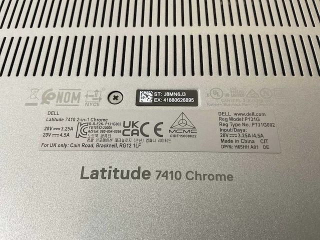Dell latitude 7410 14”, core(tm) i7 10th gen, 16 gb ram, 128 gb ssd touchscreen chromebook - afbeelding 7 van  7