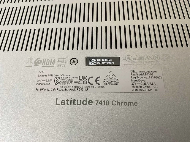 Dell latitude 7410 14”, core(tm) i7 10th gen, 16 gb ram, 128 gb ssd touchscreen chromebook - afbeelding 7 van  7