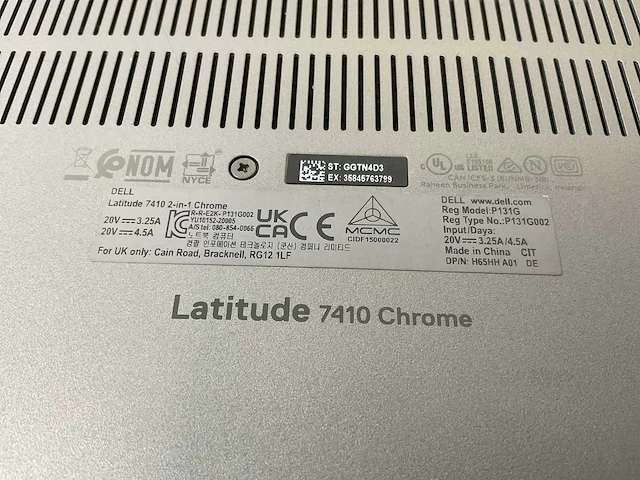 Dell latitude 7410 14”, core(tm) i7 10th gen, 16 gb ram, 128 gb ssd touchscreen chromebook - afbeelding 7 van  7
