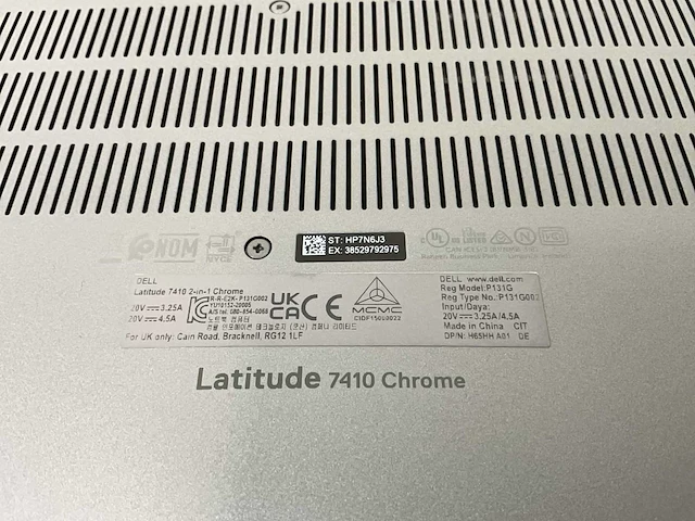 Dell latitude 7410 14”, core(tm) i7 10th gen, 16 gb ram, 128 gb ssd touchscreen chromebook - afbeelding 7 van  7