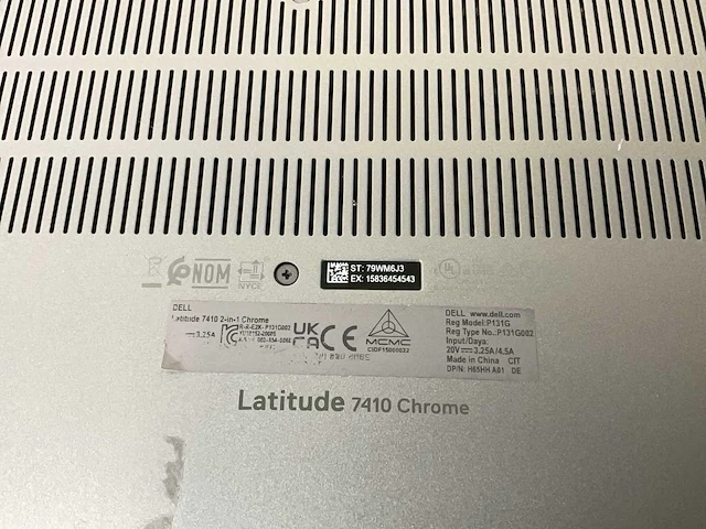 Dell latitude 7410 14”, core(tm) i7 10th gen, 16 gb ram, 128 gb ssd touchscreen chromebook - afbeelding 6 van  6