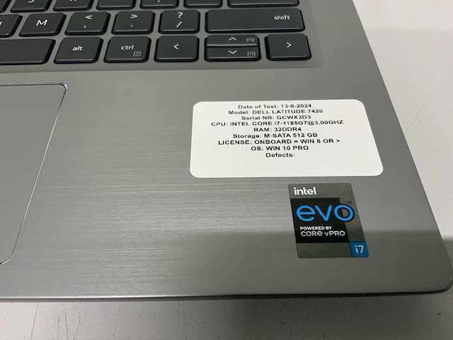 Dell latitude 7420 (i7-gen11) laptop - afbeelding 2 van  9