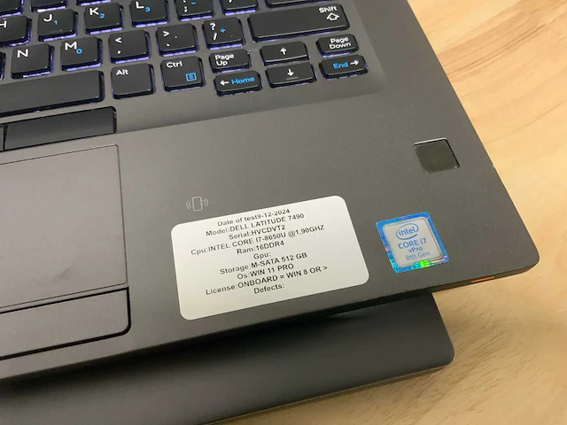 Dell latitude 7490 laptop (2x) - afbeelding 2 van  5