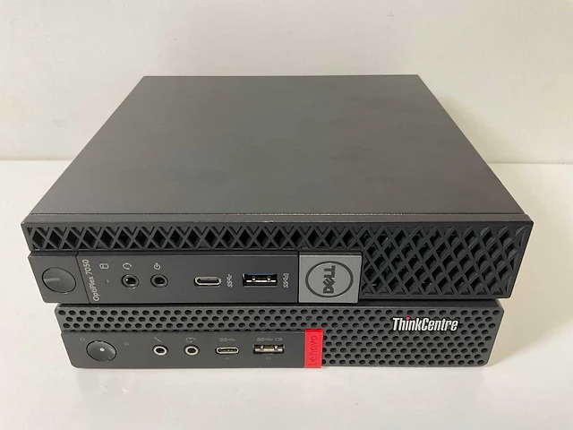 Dell / lenovo mix model mini desktops - check description (2x) - afbeelding 1 van  11