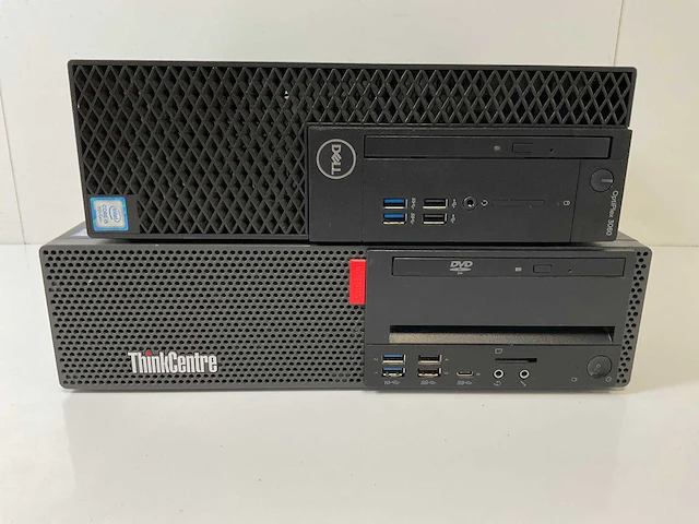 Dell / lenovo mix model mini desktops - check description (2x) - afbeelding 1 van  11
