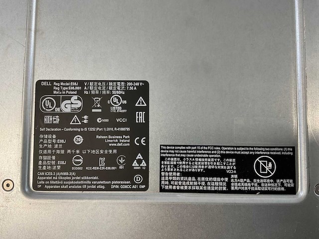 Dell (md3460/e08j) 16x 4 tb sas(mg03sca400) - 8x 3 tb sas(st3000nm0023) - 9x 4 tb sas(mg04sca40eny) - 1x 4 tb sas(st4000nm0295) - 8x 4 tb sas(mg04sca40en) - 17x 6 tb sas(mg04sca60ee) - 1x 4 tb sas(st4000nm0025) disk array enclosure - afbeelding 18 van  20