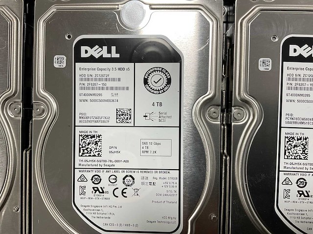Dell (md3460/e08j) 40 x 4 tb sas(st4000nm0023) - 13x 4 tb sas(st4000nm0295) - 7x 4 tb sas(st4000nm0025) disk array enclosure - afbeelding 4 van  18