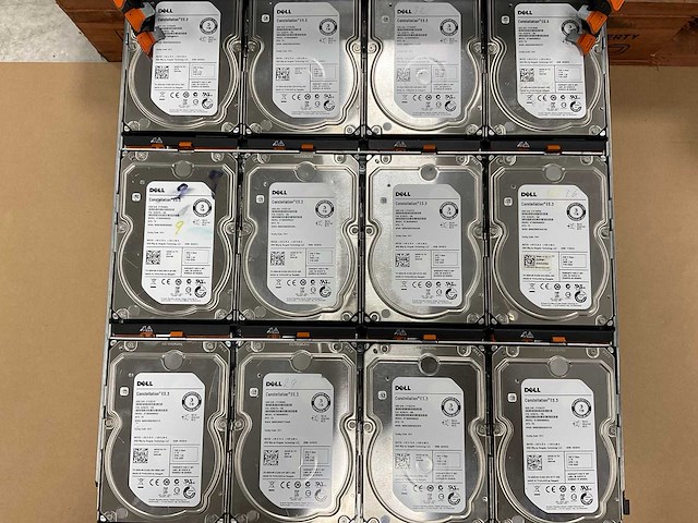 Dell (md3460/e08j) 54 x 3 tb sas(st3000nm0023) - 6x 3 tb sas(st33000650ss) disk array enclosure - afbeelding 7 van  16