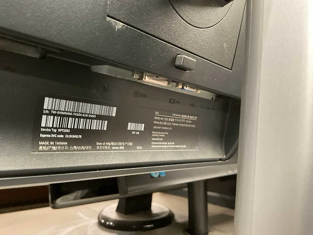 Dell monitor (4x) - afbeelding 4 van  5