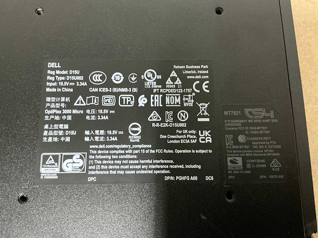 Dell optiplex 3000 - i5-12500t computersysteem - afbeelding 4 van  5