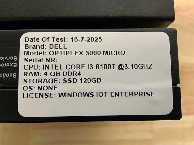 Dell optiplex 3050 micro desktop (6x) - afbeelding 5 van  6