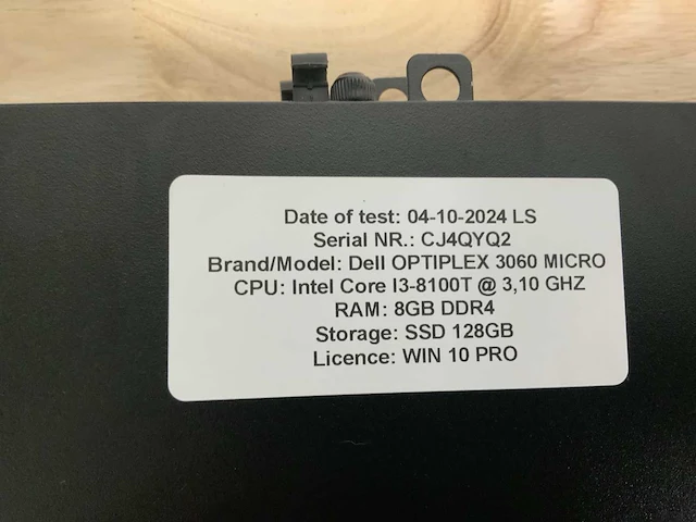 Dell optiplex 3060 micro desktop (10x) - afbeelding 4 van  14