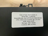 Dell optiplex 3060 micro desktop (10x) - afbeelding 4 van  14