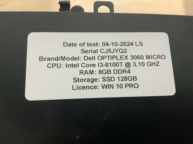 Dell optiplex 3060 micro desktop (10x) - afbeelding 6 van  14