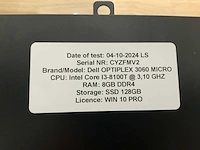 Dell optiplex 3060 micro desktop (10x) - afbeelding 13 van  14