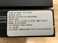 Dell optiplex 3070 micro desktop (8x) - afbeelding 5 van  6
