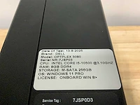 Dell optiplex 3080 (i5 gen10) desktop - afbeelding 6 van  6