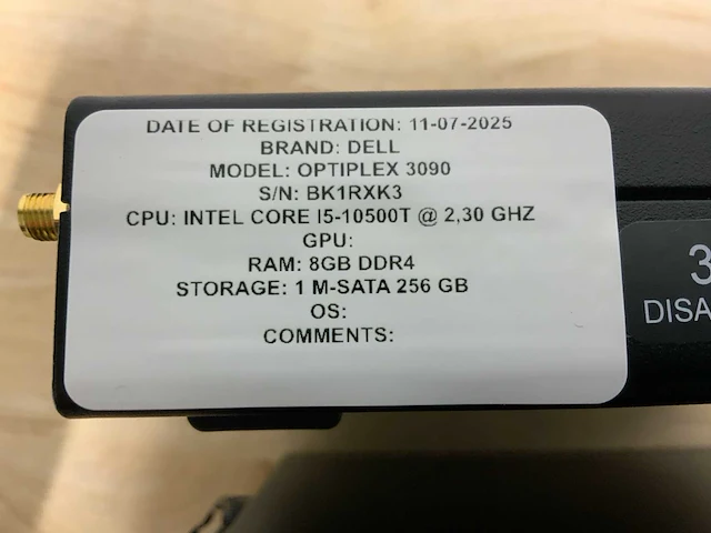 Dell optiplex 3090 desktop (2x) - afbeelding 6 van  6