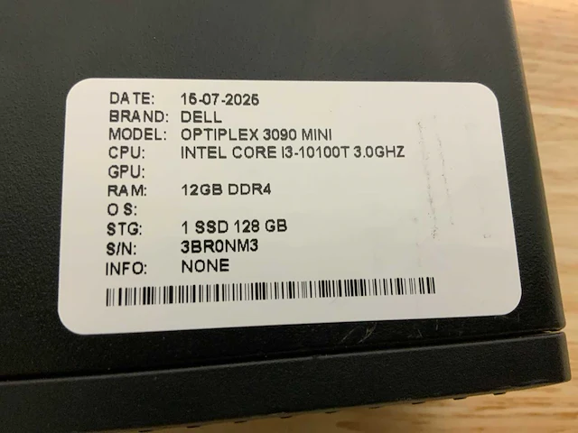 Dell optiplex 3090 mini desktop (2x) - afbeelding 5 van  6