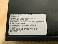 Dell optiplex 3090 mini desktop (2x) - afbeelding 6 van  6