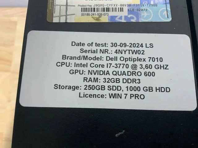 Dell optiplex 7010 desktop (4x) - afbeelding 5 van  8