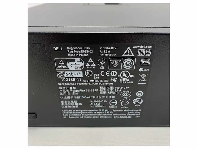 Dell optiplex 7010sff i5-3470m | 4gb | 320gb | dvdrw | w7p desktop - afbeelding 10 van  10