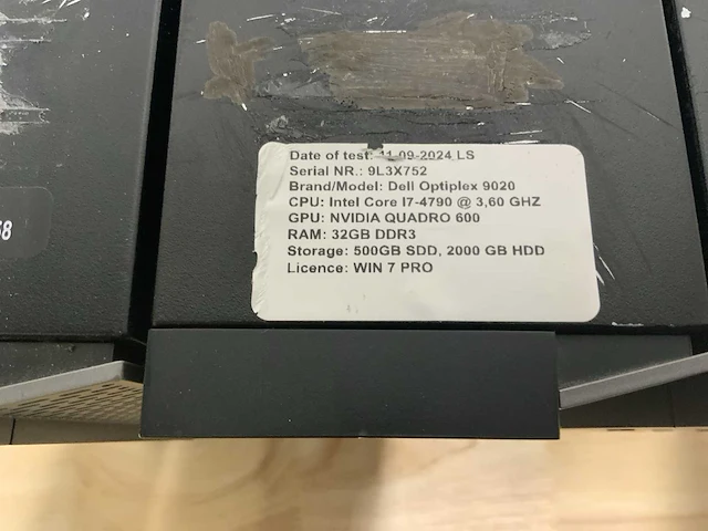 Dell optiplex 9020 desktop (3x) - afbeelding 2 van  7